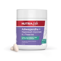 Nutralife Ashwagandha + Magnesium Glycinate & L- Theanine 60 c