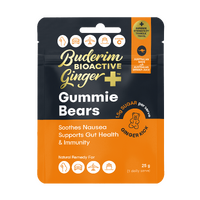 Buderim Bioactive Ginger + Gummie Bears 25g