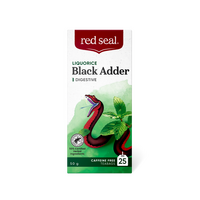 Red Seal Tea Black Adder Licorice 25 bags