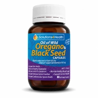 Solutions 4 Health Oregano & Black Seed Oil 60c
