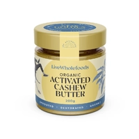 Live Wholefoods Organic Activated Cashew Butter 200g