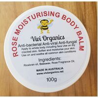 ViVi Organics - Natural Beeswax Balm & Rose