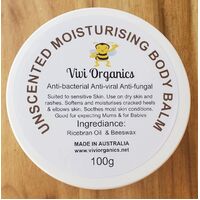 ViVi Organics - Natural Beeswax Balm Unscented - 100g