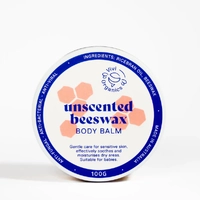 ViVi Organics Natural Beeswax Balm Unscented 100g