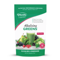 Morlife Alkalising Greens Berry Burst 200g