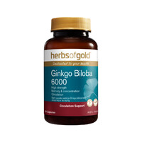Herbs of Gold Ginkgo Biloba- 60c
