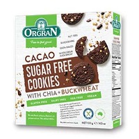 Orgran Cacao Sugar Free Cookies