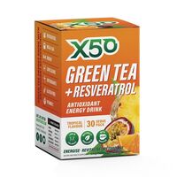 x50 Green Tea & Resveratrol Tropical 30s