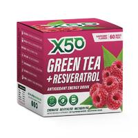 x50 Green Tea & Resveratrol - Raspberry 60s