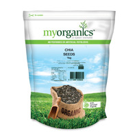 My Organics Black Chia Seeds 1kg