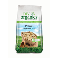 My Organics Dry Roasted Peanuts 250g