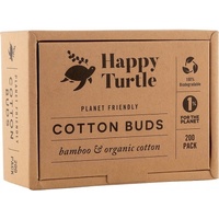 Happy Turtle Organic Bamboo Cotton Buds - 200p