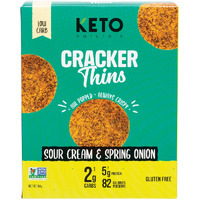 KETO NATURALS Cracker Thins - Sour Cream & Spring Onion