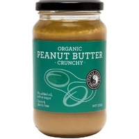 Organic Crunchy Peanut Butter - Glass 375g