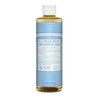 Dr. Bronner's 18-in-1 Hemp Baby Unscented Pure Castile Soap- 473ml