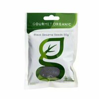 Gourmet Organic Black Sesame Seeds- 50g