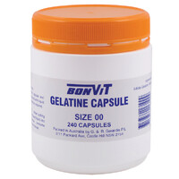 Bonvit Gelatine Capsules Size 00- 240c