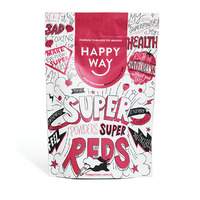 Happy Way Super Reds Powder Raspberry Flavour 200g