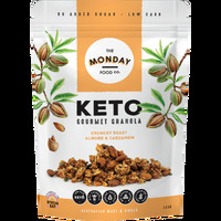 The Monday Food Co. Keto Gourmet Granola Crunchy Roast Almond & Cardamom 300g