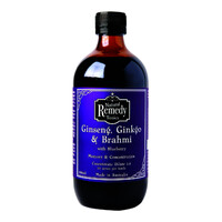 Natural Remedy Tonics Ginseng Ginkgo & Brahmi Concentrate 500ml