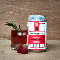Hilbilby Fire Tonic Raspberry Sparkling Switchel 330ml can