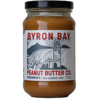 Byron Bay Peanut Butter Crunchy Unsalted G/F 375g