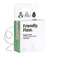 The NFco. Recyclable Dental Floss Activated Charcoal & Mint 25m