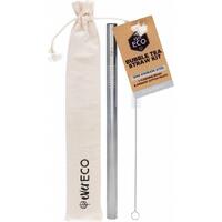Ever Eco Bubble Tea Straw Kit - Straight Stainless Steel