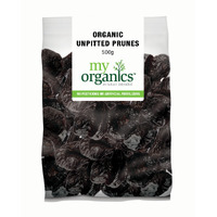 Organic Unpitted Prunes - 500g