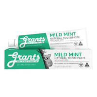 Grants Fresh Mint Toothpaste No Fluoride