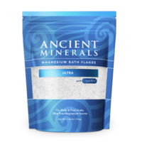 Ancient Minerals Magnesium Bath Flakes with MSM - 750g