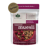 Macadamia Muesli - Toasted - Cranberry 500g