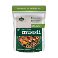 Macadamia Muesli - Gluten Free - Apricot & Apple 350g