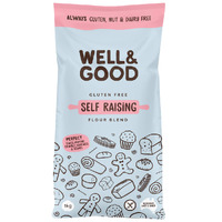 Well & Good Gluten Free Self Raising Flour 1kg