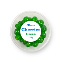 Glace Green Cherries 175g Tub