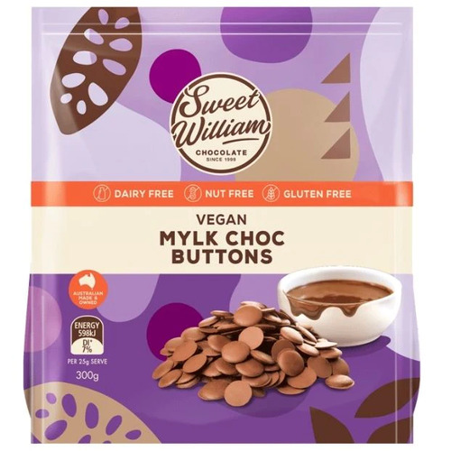 Sweet William Milk Chocolate Baking Buttons