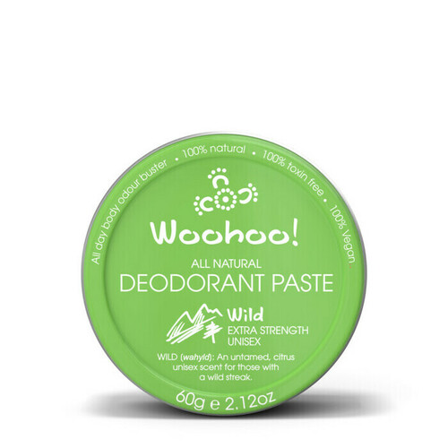 Woohoo Natural Deodorant Paste - Wild