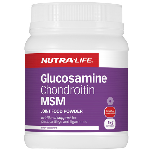 Glucosamine, Chondroitin & MSM unflavoured 1kg